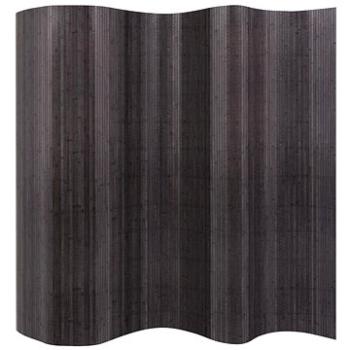 Paraván bambusový šedý 250 x 165 cm (244611)