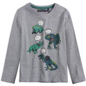 Chlapecké triko z BIO bavlny LEMON BERET DINOSAUŘI šedé Velikost: 92-98