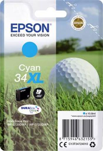 Epson Ink T3472, 34XL originál azurová C13T34724010