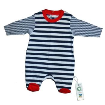 EBI & EBI Fairtrade Sleep overall marine /white