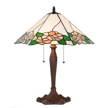 Stolní lampa Tiffany Fae - 44x61x64 cm E27/max 2x60W 5LL-1213
