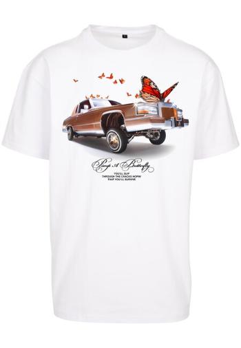 Mr. Tee Pimp a Butterfly Oversize Tee white - M