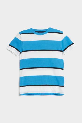 TRIČKO GANT RELAXED STRIPED T-SHIRT modrá 176