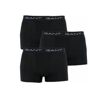 GANT GANT pánské černé boxerky | 3 kusy