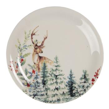 Dezertní keramický talířek Dearly Christmas – Ø 20 cm DCHDP