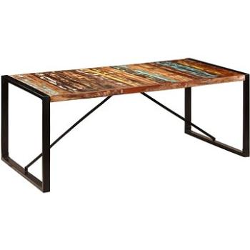 Jídelní stůl 200 x 100 x 75 cm masivní recyklované dřevo (247412)