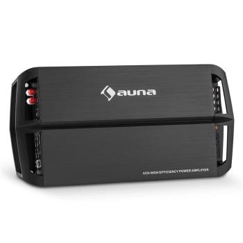 Auna AMP490BK, 4 kanálový auto zesilovač, 360 W, třída A/B, zesilovač, dálkové ovládání