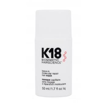 K18 Leave-In Molecular Repair Hair Mask 50 ml maska na vlasy pro ženy na poškozené vlasy