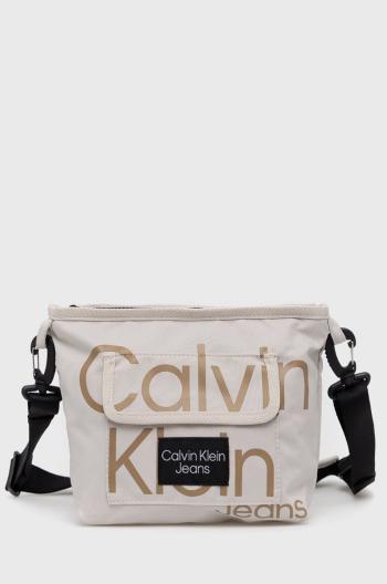 Dětská kabelka Calvin Klein Jeans béžová barva