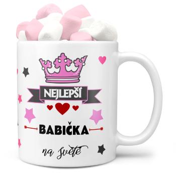 Hrnek Nejlepší babička na světě (Náplň hrníčku: Marshmallow)