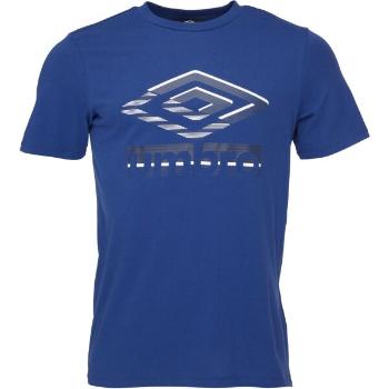 Umbro GLITCH GRAPHIC TEE Pánské triko, modrá, velikost