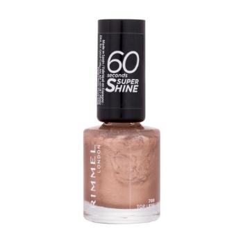 Rimmel London 60 Seconds Super Shine 8 ml lak na nehty pro ženy 709 Top Less