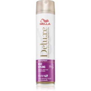 Wella Deluxe Heat Styling lak na vlasy pro tepelnou úpravu vlasů 250 ml