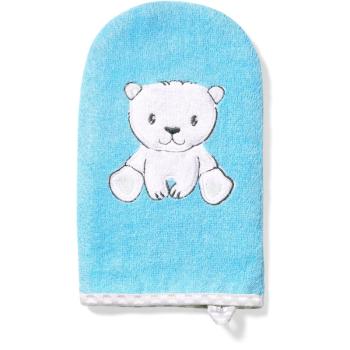 BabyOno Facecloth Bamboo mycí žínka Blue 1 ks