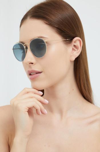 Sluneční brýle Ray-Ban dámské, zlatá barva, 0RB3647N