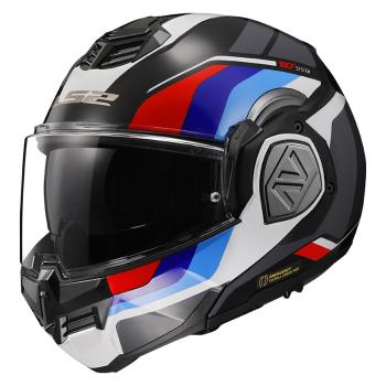 Výklopná moto přilba LS2 FF906 Advant Sport Gloss Black Blue Red P/J  XL (61-62)