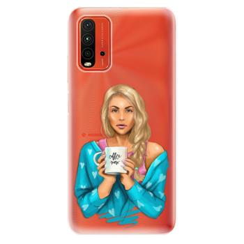 Odolné silikonové pouzdro iSaprio - Coffe Now - Blond - Xiaomi Redmi 9T