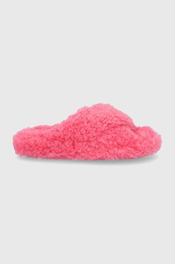 Pantofle Steve Madden Pillow Slipper růžová barva