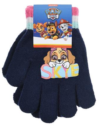 PAW PATROL MODRÉ DÍVČÍ RUKAVICE Velikost: ONE SIZE