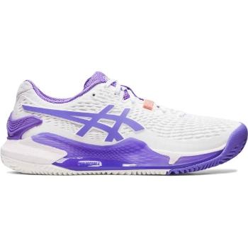 ASICS GEL-RESOLUTION 9 W CLAY Dámská tenisová obuv, bílá, velikost 37