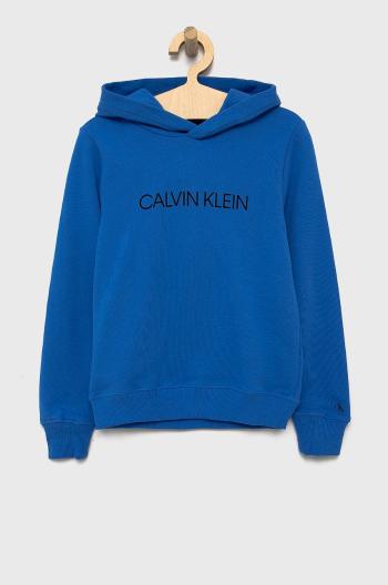 Dětská bavlněná mikina Calvin Klein Jeans s potiskem