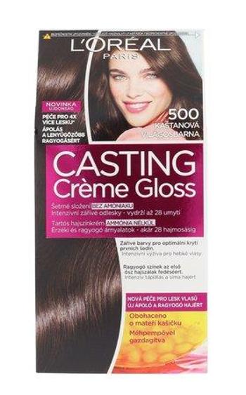 Barva na vlasy L´Oréal Paris - Casting Creme Gloss 500 Medium Brown 1 ks , Kaštanová