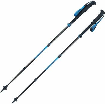 Viking Meru One Touch Black/Blue 39 - 130 cm Turistické hole