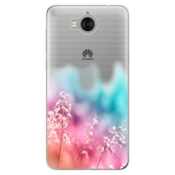 Odolné silikonové pouzdro iSaprio - Rainbow Grass - Huawei Y5 2017 / Y6 2017