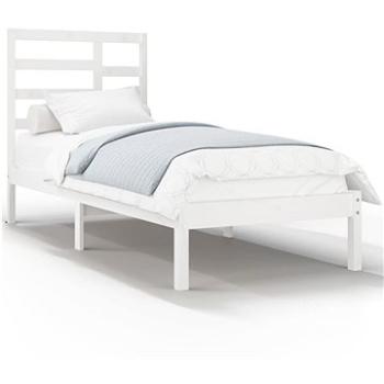 Rám postele bílý masivní dřevo 90 × 190 cm Single, 3105761 (3105761)