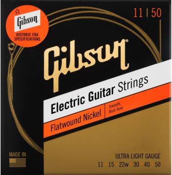 Gibson Flatwound 11-50 Struny pro elektrickou kytaru