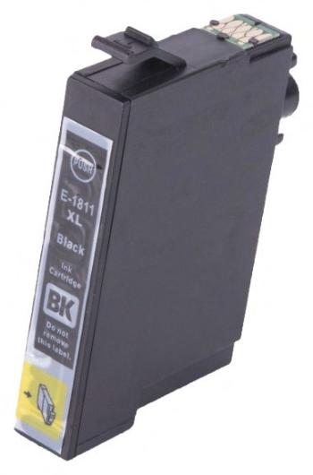 EPSON T1811 (C13T18114010) - kompatibilní cartridge, černá, 15ml
