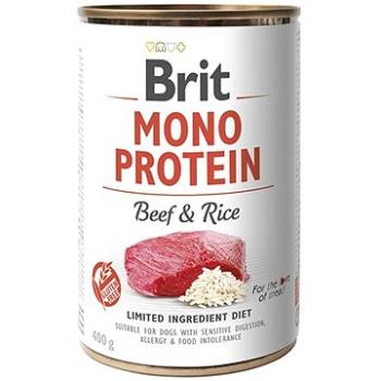 Brit Mono Protein beef & rice 400 g (8595602555345   )