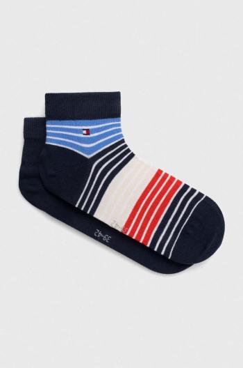 Ponožky Tommy Hilfiger 2-pack pánské, tmavomodrá barva, 701227291