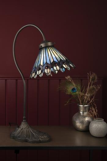 Stolní Tiffany lampa Karlotta - Ø 20*51 cm  5LL-6163