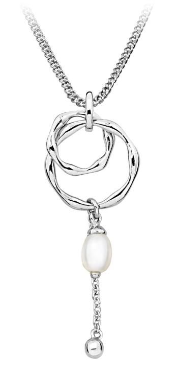MOISS Luxusní stříbrný přívěsek s perlou PP000122