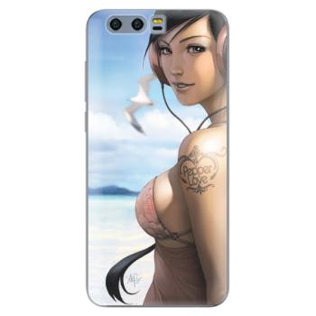 Odolné silikonové pouzdro iSaprio - Girl 02 - Huawei Honor 9