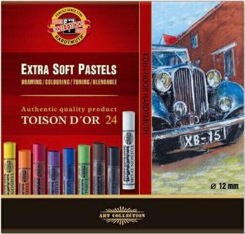 KOH-I-NOOR Set of Artist's Extra Soft Pastels Sada suchých pastelů 24 ks