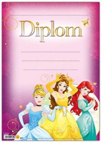 Dětský diplom A4 - Disney Princess