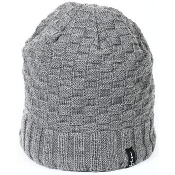 Finmark WINTER HAT Dámská pletená čepice, šedá, velikost UNI