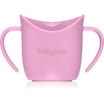 BabyOno Be Active Ergonomic Training Cup tréninkový hrnek s držadly Purple 6 m+ 120 ml