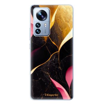 Odolné silikonové pouzdro iSaprio - Gold Pink Marble - Xiaomi 12 Pro