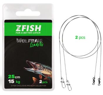 Zfish lanko wolfram leader 2 ks - 25 cm 15 kg