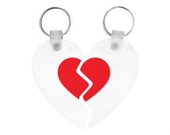 Zamilovaná klíčenka Jednoduché srdce