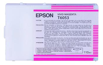 Epson T6053 purpurová (vivid magenta) originální cartridge