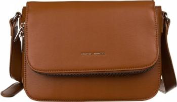 DAVID JONES SVĚTLE HNĚDÁ CROSSBODY KABELKA S KLOPOU 6823-2 COGNAC Velikost: ONE SIZE