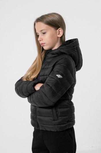 Dětská bunda 4F černá barva