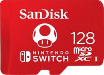 Paměťová karta microSDXC, 128 GB, SanDisk Extreme Nintendo Switch™, UHS-I, UHS-Class 3, vhodné pro Nintendo Switch™