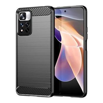 Carbon Case Flexible silikonový kryt na Xiaomi Poco X4 NFC, černý (HUR40076)