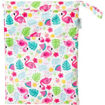 T-TOMI Wet Bag Flamingo nepromokavý sáček 30x40 ml