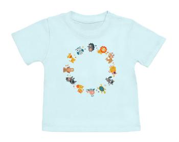 Tričko pro miminko Kruh zvířátek